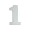 Craft Styrofoam Number Cut Out "1", 4-3/4-Inch, 12-Count
