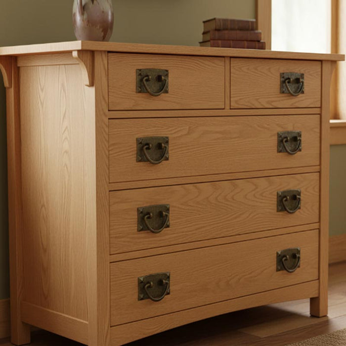 Mission Drawer Pulls on Chest - Paxton Hardware