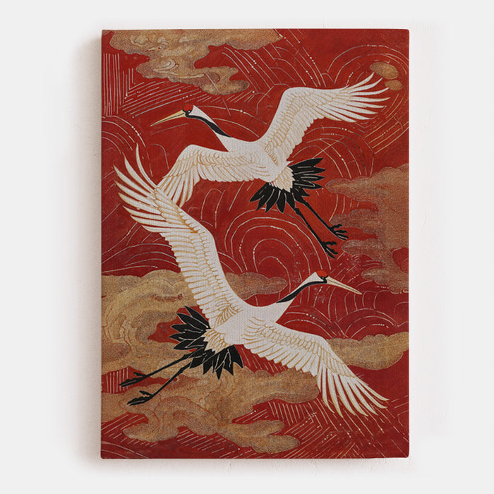 Crimson Sky Canvas