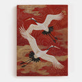 Crimson Sky Canvas