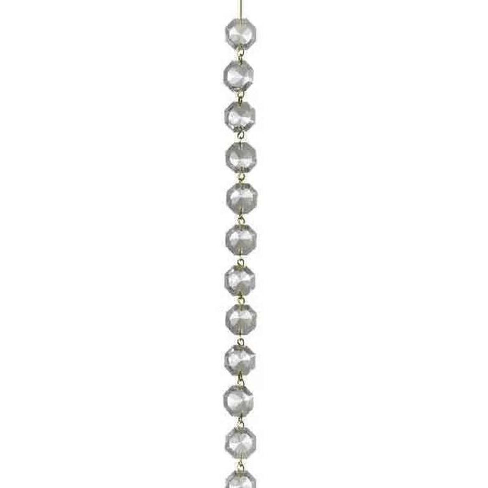 Crystal Lamp Chain, Brass Pin - paxton hardware ltd