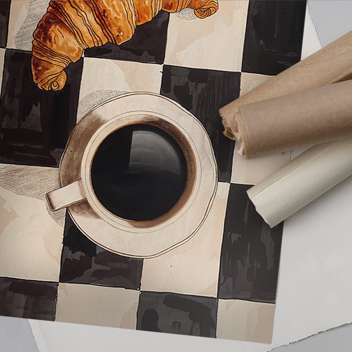 Cups And Croissant
