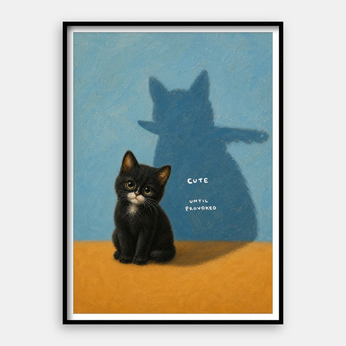 Cute Until Provoked — Art Print Vertical #01