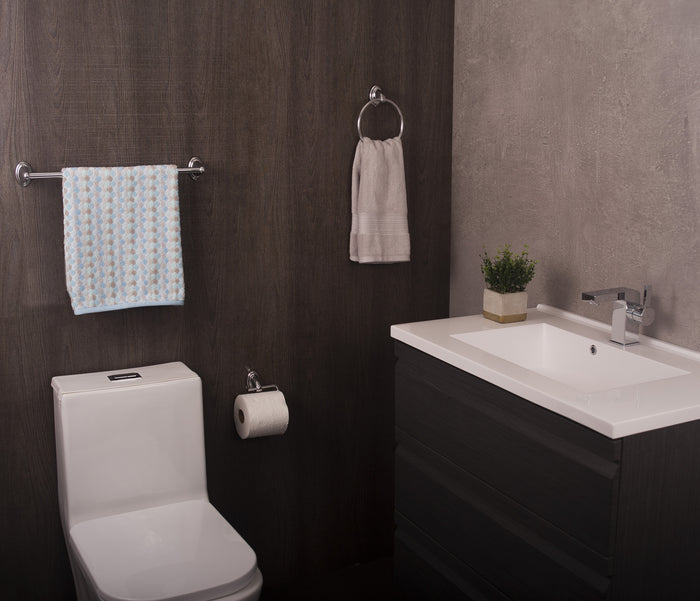 DAX Bathroom Accessory Set, 3 Pieces, Stainless Steel, Chrome Finish (DAX-G3100-CR)