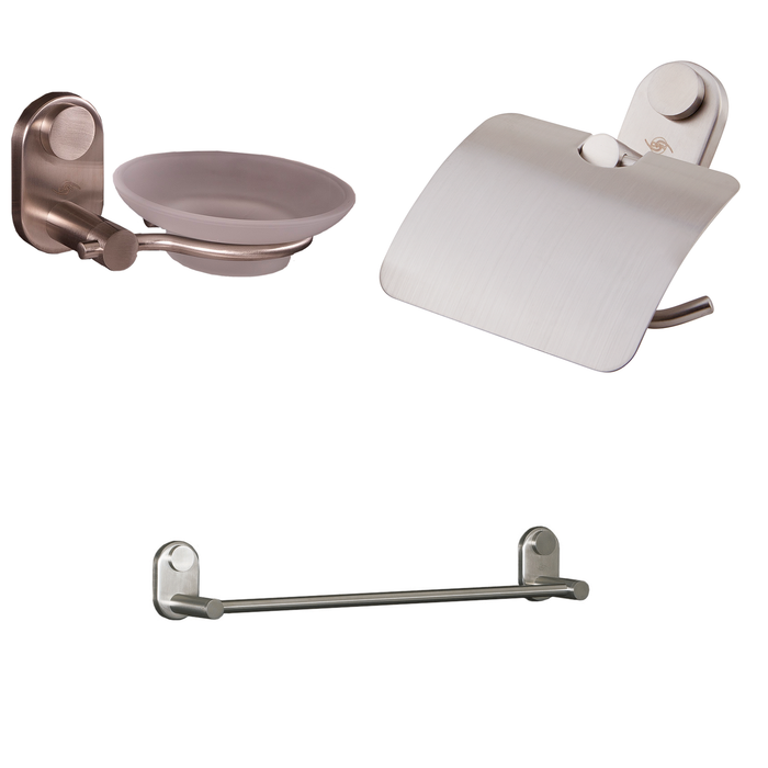 DAX Bathroom Set - Polish Finish (DAX-G02-P-OFF01)