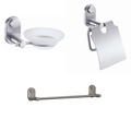 DAX Bathroom Set - Satin Finish (DAX-G02-S-OFF01)