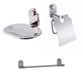 DAX Bathroom Set  -  Satin Finish (DAX-G02-S-OFF02)
