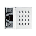 Dax Brass Square Body Jets Brushed Nickel Finish (DAX-1014-BN)
