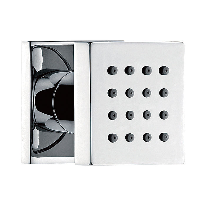 Dax Brass Square Body Jets Chrome Finish (DAX-1014-CR)
