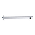 DAX Brass Square Shower Arm - 18" - Chrome Finish (DAX-1011-450-CR)