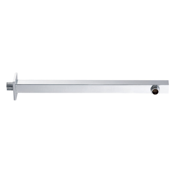 Dax Brass Square Shower Arm 15 Inches Chrome Finish (DAX-1011-375-CR)