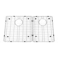DAX Grid for Kitchen Sink, Stainless Steel Body, Chrome Finish, Compatible with DAX-SQ-3320, 19 x 16 Inches (GRID-SQ3320)