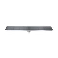 DAX Rectangle Shower Floor Drain, Stainless Steel Body, Brushed Stainless Steel Finish, 48 x 3-3/8 Inches (DR48-H01)