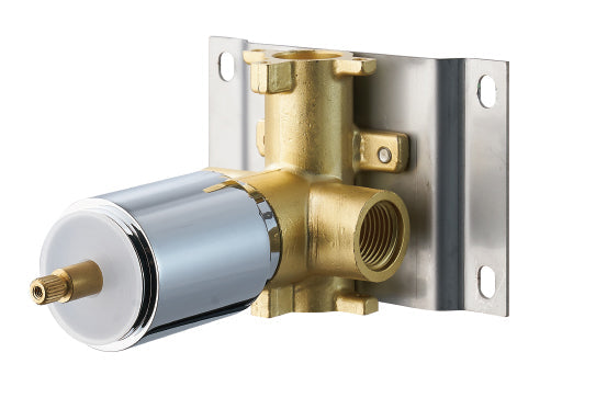 DAX Round Concealed 3 way diverter. Brushed Nickel Finish (DAX-1053-RD-BN)