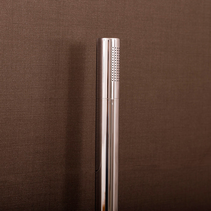 DAX Round Handheld Shower, Brass Body, Chrome Finish, 15/16 x 7-7/8Inches (DAX-516)