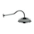 DAX Round Rain Shower Head, Wall Mount, Brass Body, Chrome Finish, Diameter 8-7/8 Inches (DAX-B15-CR)