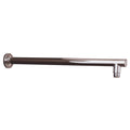 DAX Round Shower Arm, Spout, Brass Body, Wall Mount, Chrome Finish, 18 Inches (D-F04-18-CR)
