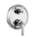 DAX Round Shower Single Valve Trim, Brass Body, Chrome Finish (DAX-79903-CR)