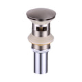 DAX Round Vanity Sink Pop up Drain, Brass Body, 2-5/8 x 8-5/8 Inches (DAX-82006)