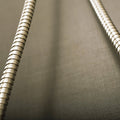 DAX Shower Hose, Rubber Body, Brushed Finish, Long 59 Inches (D-H34-BN)