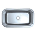 DAX Single Bowl Undermount Kitchen Sink 30" x 18" - 18G. - ADA (DX-3018A).