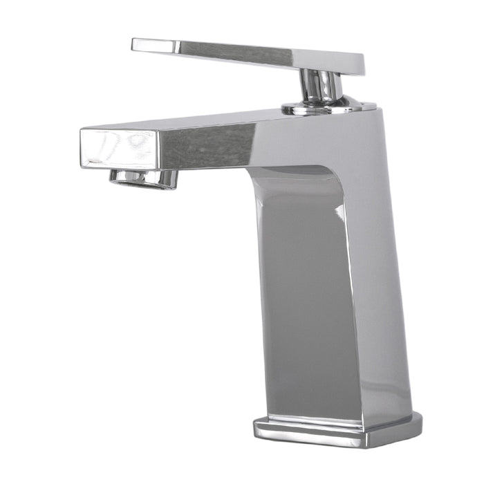 DAX Single Handle Bathroom Faucet, Brass Body, Chrome Finish, 4-3/4 x 5-7/8 Inches (DAX-9802)