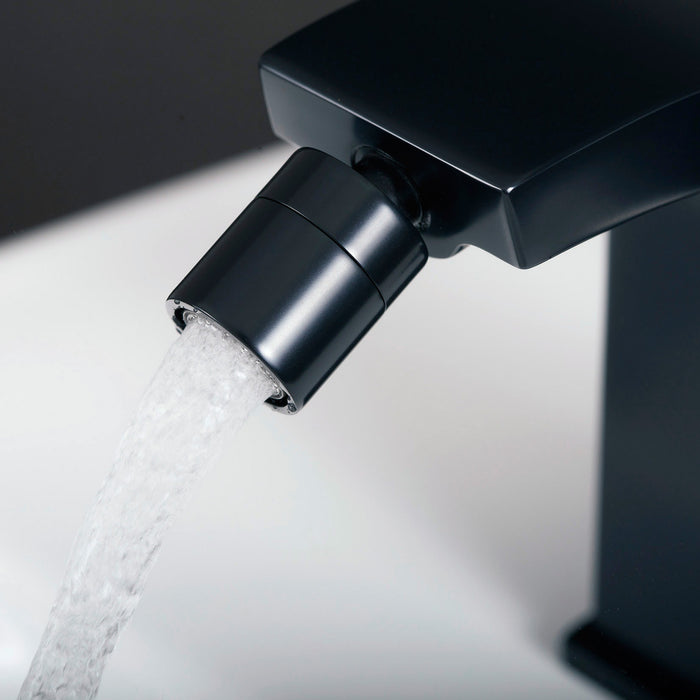 DAX Single Handle Bidet Faucet, Brass Body, Black Finish, 4-5/16 x 4-1/2 Inches (DAX-8560-BL)