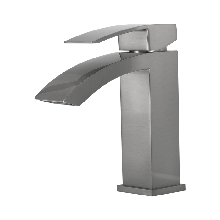 DAX Single Handle Waterfall Bathroom Faucet, Brass Body,  4-7/8 x 7 Inches (DAX-6690A)