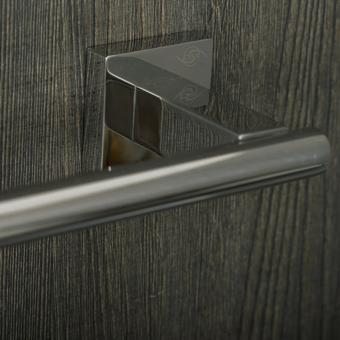 DAX Single Towel Bar, Wall Mount Stainless Steel, Satin Finish, 19-11/16 x 1-5/8 x 2-13/16 Inches (DAX-G0103-S-20)
