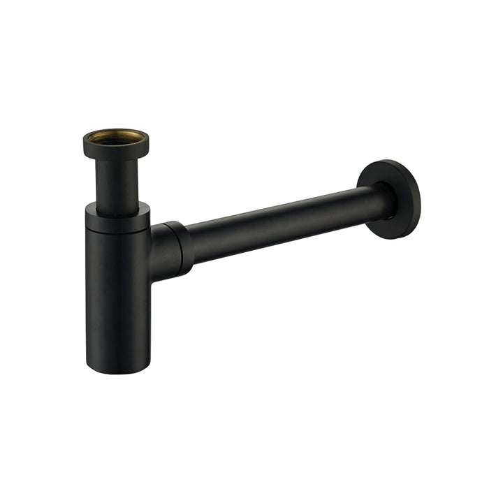 DAX Sink P Trap - Matt Black Finish (DAX-010-01-BL)