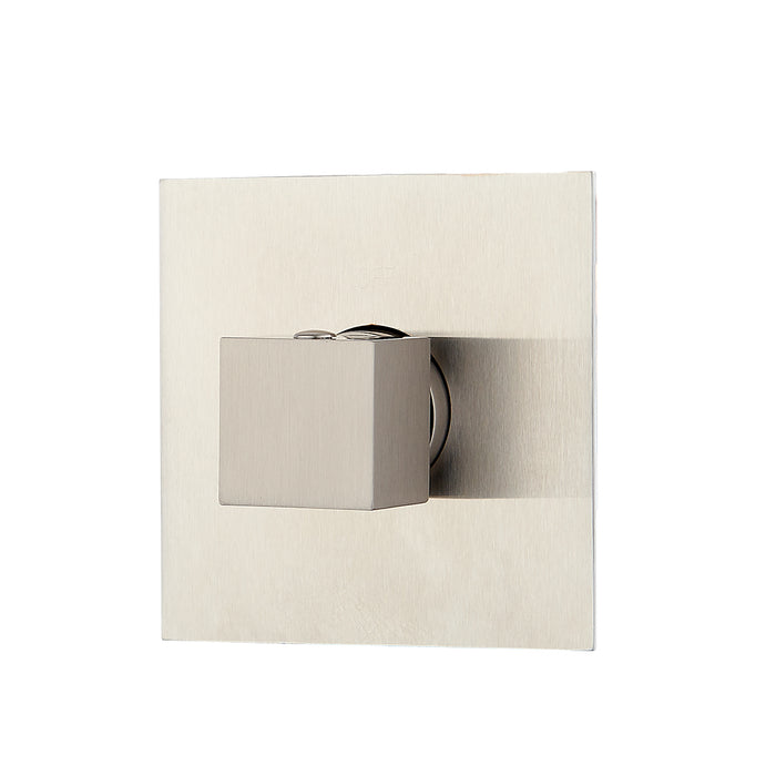 DAX Square Concealed 3 way diverter. Brushed Nickel Finish (DAX-1053-SQ-BN)