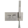 DAX Square Hand Shower Handles And Plate Kit - For Model DAX-1004 - Brushed Nickel Finish (DAX-1004-03-BN)