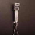 DAX Square Handheld Shower with Angle, L-Style, Brass Body, Chrome Finish, 2-1/2 x 8-13/16 Inches (DAX-550)