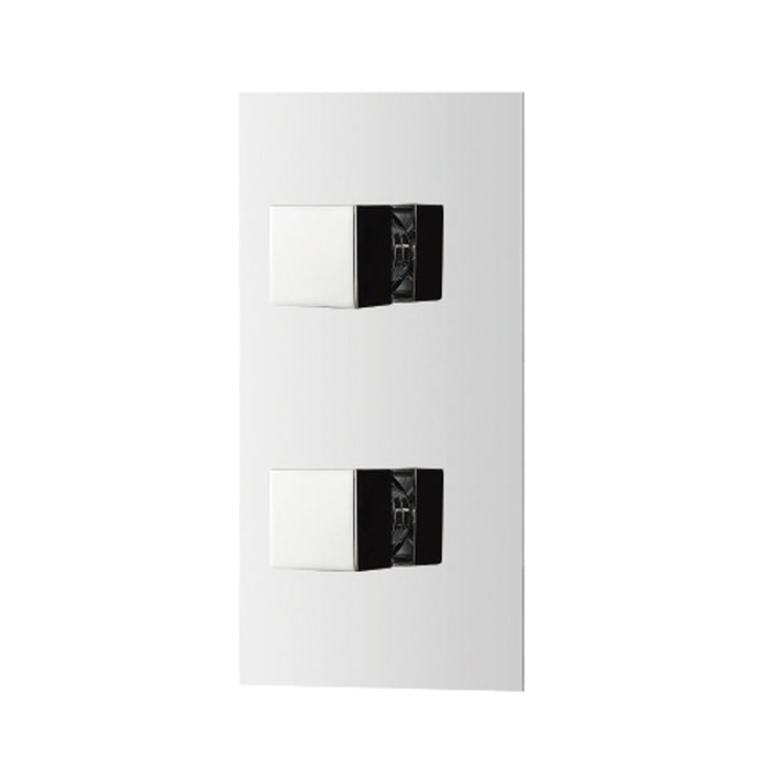 DAX Square Handles And Plate Kit - Chrome Finish For Model DAX-1054 (DAX-1054-03-CR)