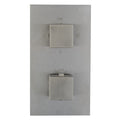 DAX Square Handles And Plate Kit - For Model DAX-1054- Brushed Nickel Finish (DAX-1054-03-BN)