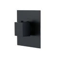 DAX Square Plate And Handle Kit For Model DAX-1050 - Matte Black Finish (DAX-050-HP03-BL)