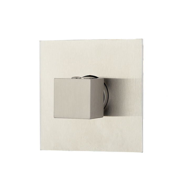 DAX Square Plate And Handle Kit For Model DAX-1053- Brushed Nickel Finish (DAX-1053-HP03-BN)