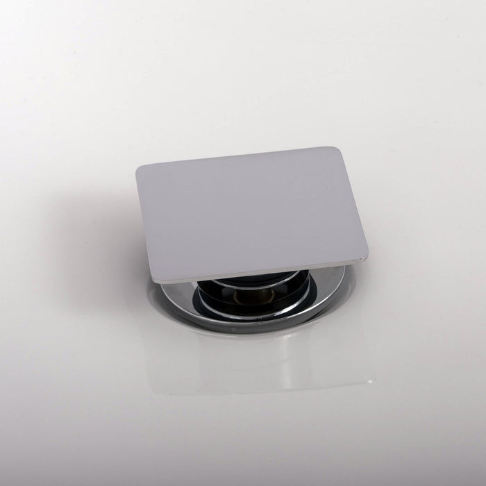 DAX Square Vanity Sink Pop up Drain, Brass Body, 8-7/8 x 2-5/8 Inches (DAX-82013)