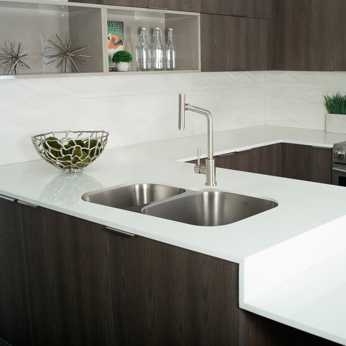 DAX Stainless Steel Undermount Double Bowl Kitchen Sink DAX-3120R