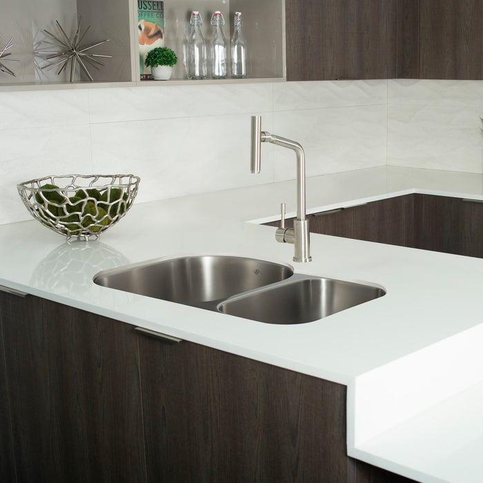 Crafted from premium T-304 Grade Stainless Steel, every DAX sink is built to last a lifetime. Featuring high-density 16-gauge or 18-gauge thickness, these sinks provide superior resistance to dents, scratches, and corrosion. The resilient surface is designed to withstand heavy cookware and extreme temperature changes without warping or losing its luster.
