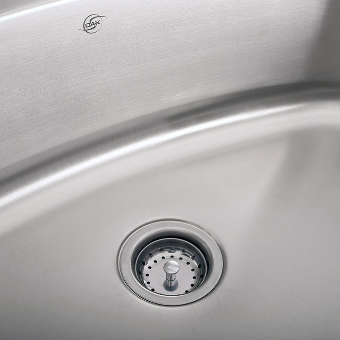 Crafted from premium T-304 Grade Stainless Steel, every DAX sink is built to last a lifetime. Featuring high-density 16-gauge or 18-gauge thickness, these sinks provide superior resistance to dents, scratches, and corrosion. The resilient surface is designed to withstand heavy cookware and extreme temperature changes without warping or losing its luster.