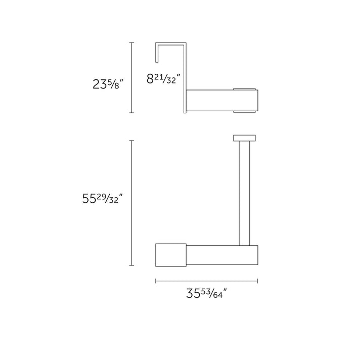 DAX Toilet Paper Holder Chrome Finish (DAX-41900003-CR)