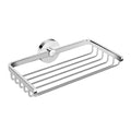 DAX Valencia Bathroom Shelf Basket, Wall Mount, Stainless Steel, Brushed Finish