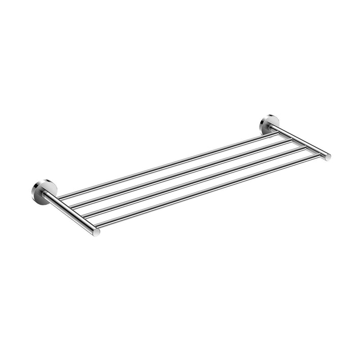 DAX Valencia Towel Rack with Shelf, Wall Mount, Brass Body, 23-5/8 x 7-7/8 x 2 Inches (DAX-GDC120168)