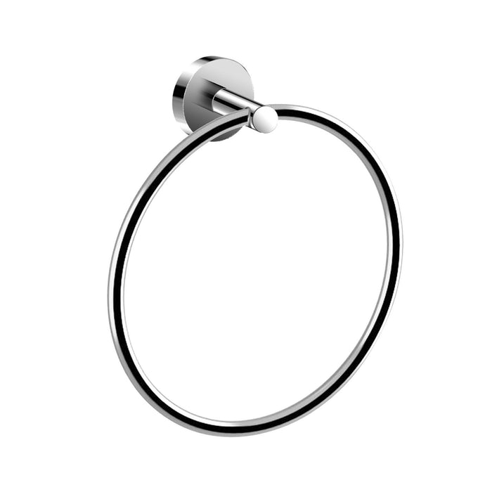 DAX Valencia Towel Ring, Wall Mount, Brass Body, Chrome Finish, 7-7/8 x 2-1/4 x 7-7/8 Inches (DAX-GDC120172-CR)