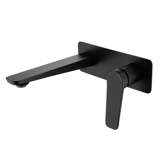 DAX Wall Mount Single Handle Bathroom Faucet Chrome Finish (DAX-65127)