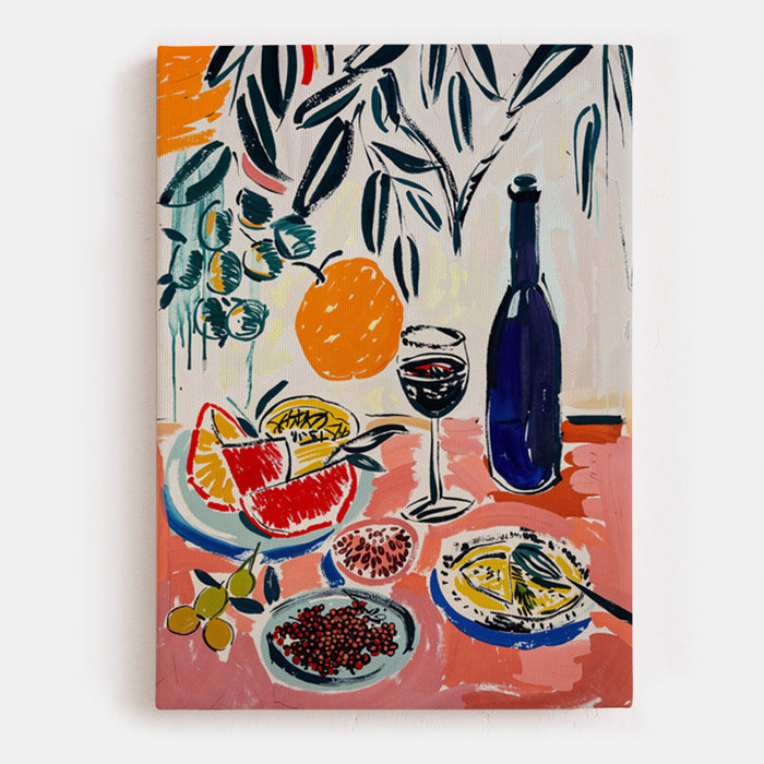 Dinner In Provence Canvas