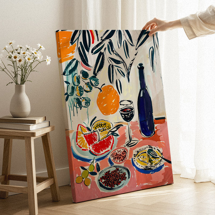 Dinner In Provence Canvas