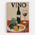 Dinner With Wine Canvas