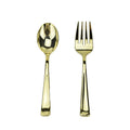 Disposable Party Serving Spoon and Fork, 10-Inch, 2-Piece